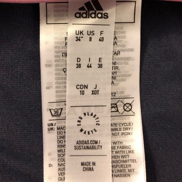 Adidas Women's Standard Melbourne Printed 3 Stripes Swimsuit - Picture 8 of 8